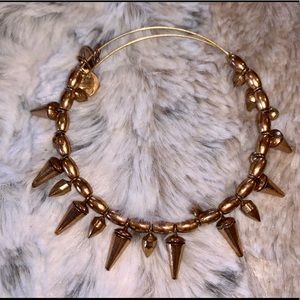 Gold ‘Spiked’ Alex & Ani Bracelet
